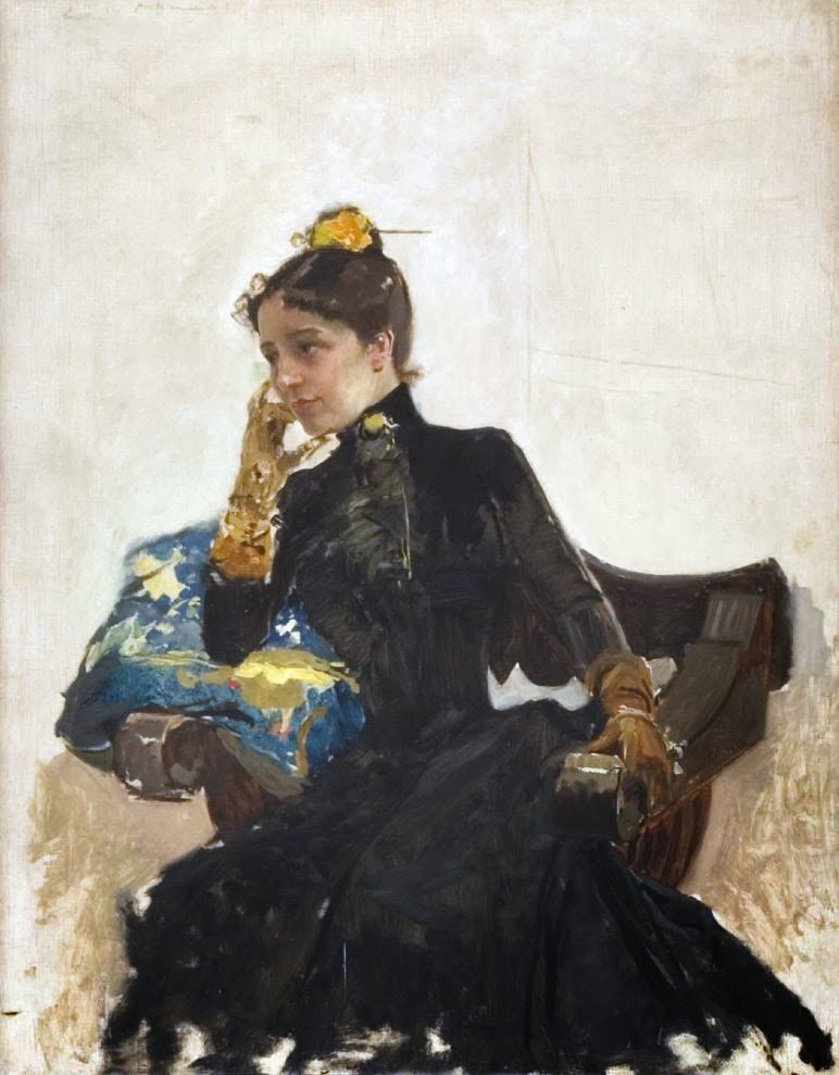 Clotilde García del Castillo, Joaquín Sorolla, 1890