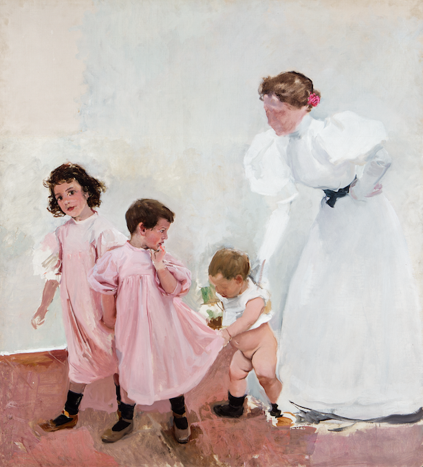 My Wife and Children, Joaquín Sorolla, 1897–1898