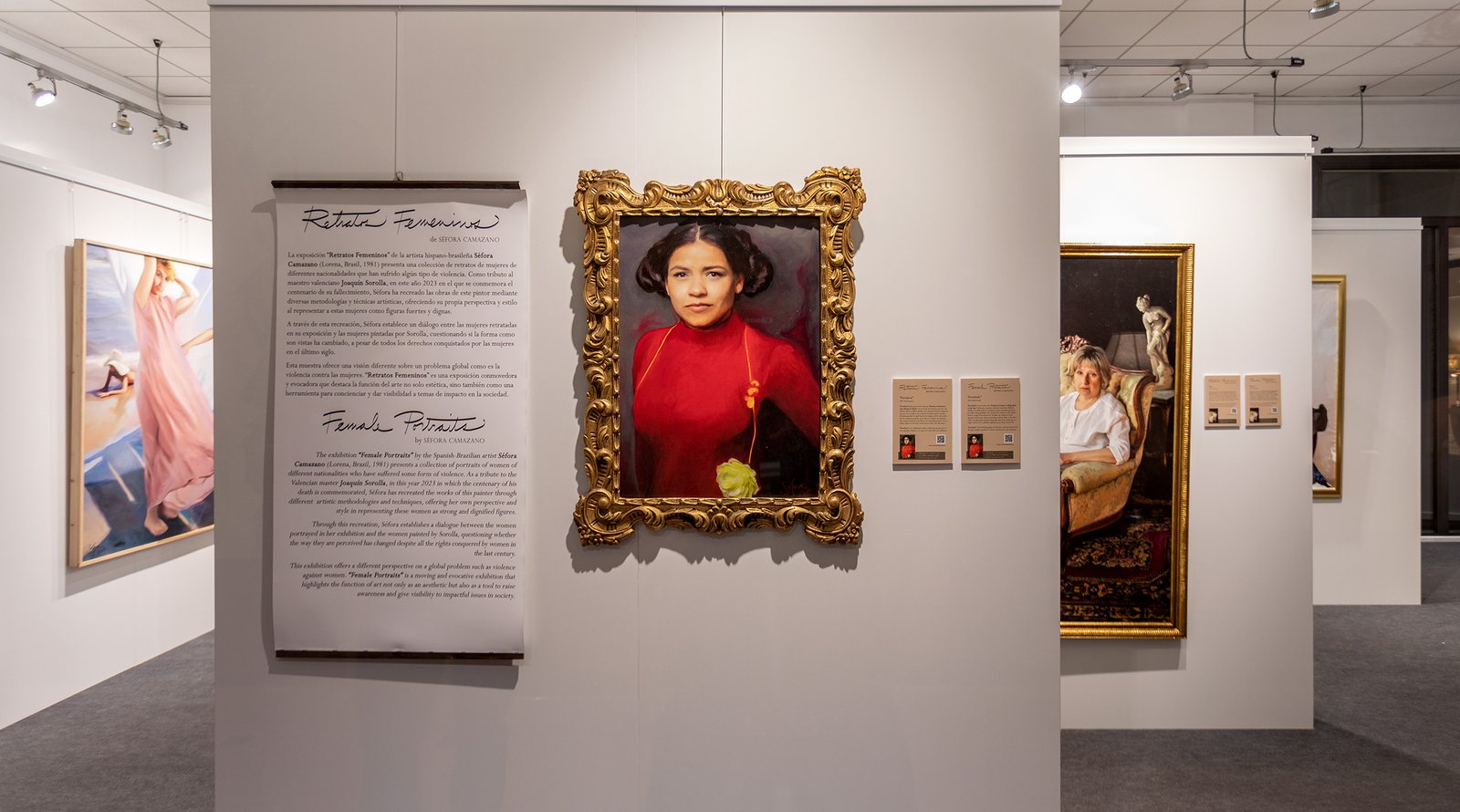 Retratos Femeninos exhibition at The Westin Valencia